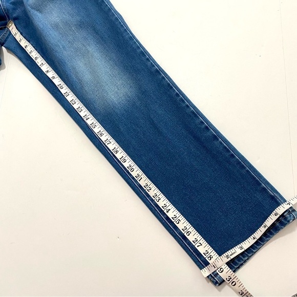 Soft Surroundings The Ultimate Denim Pull On Relaxed Straight Jeans Medium 31" - Picture 10 of 10